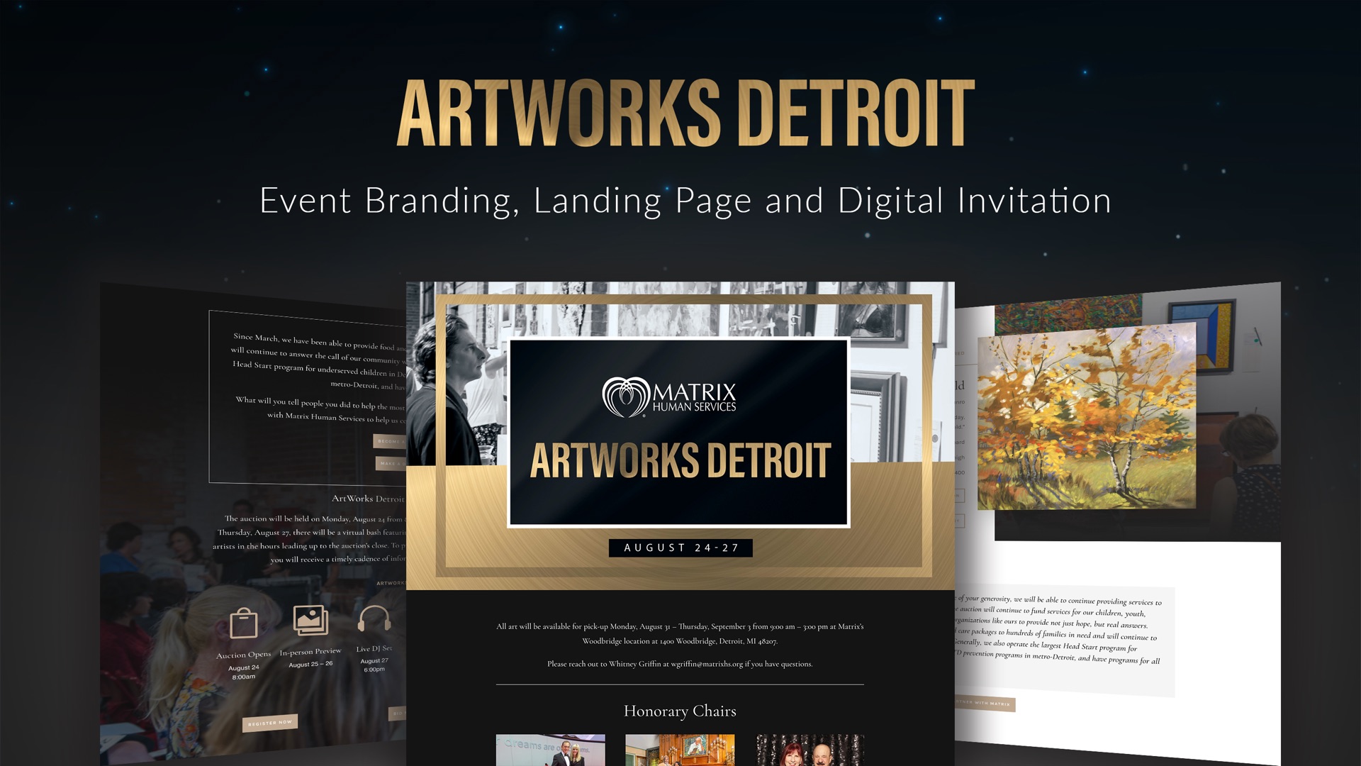 ArtWorks Detroit event branding