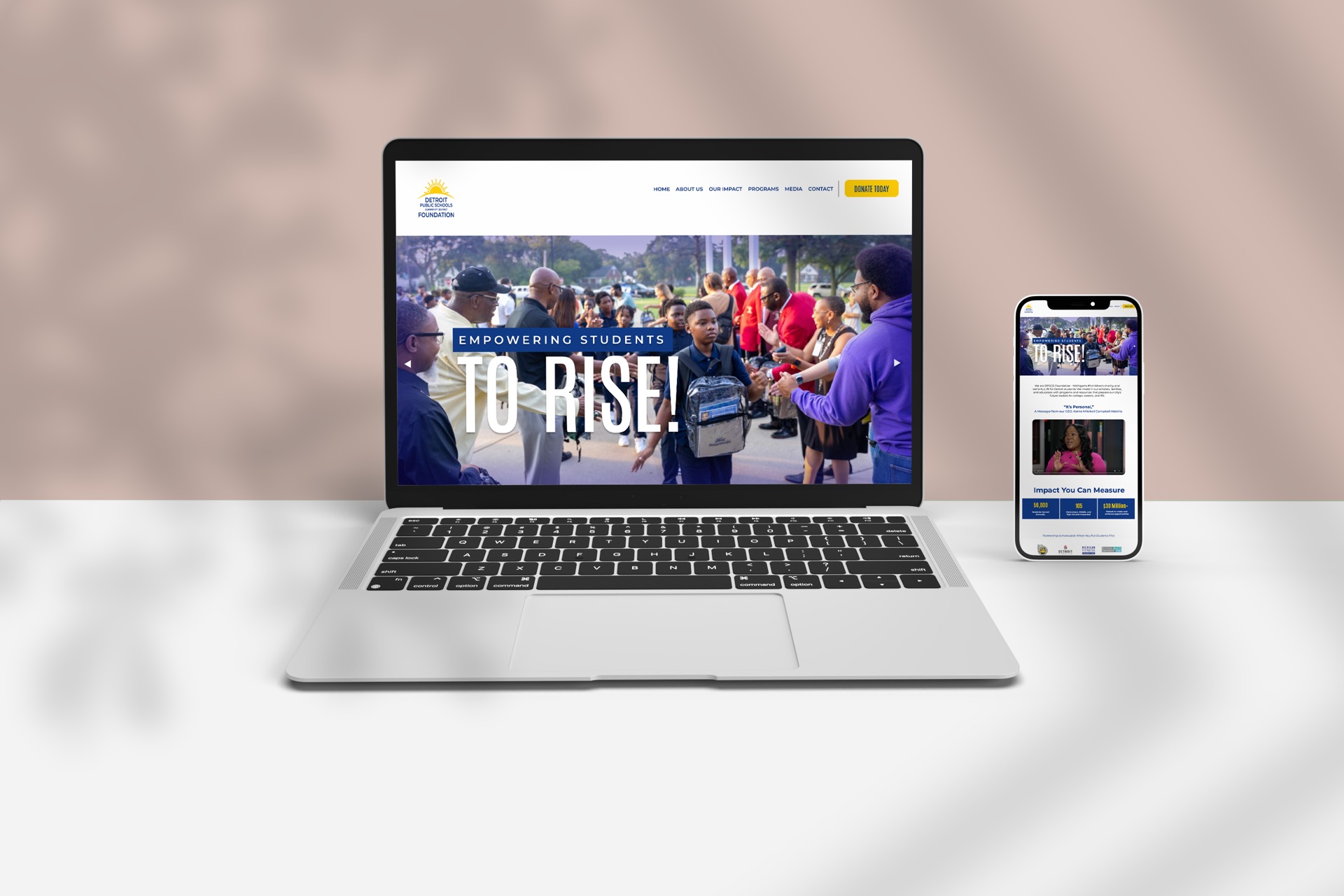 DPSCD Foundation website redesign